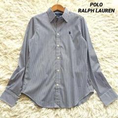 【美品・現行QRタグ】ポロラルフローレン　シャツジャケット　ロゴ刺繍　春夏　S位 POLO RALPH LAUREN - POLO RALPH LAUREN ポロ ラルフローレン