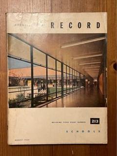 ARCHITECTURAL RECORD 213 SCHOOLS