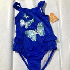 Gymboree 新品タグ付 蝶々のフリルワンピース水着 3才 青