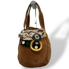 激レア　極美品　マルニ　MARNI ハンドバッグ　茶　肩掛け　スエード　U7