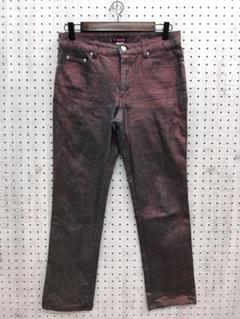 2010 vibes 古着 ROSE BUD メタリック スリム デニムパンツ