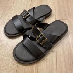 【新品未使用】マウロ デ バリ ナッパレザーサンダル　サイズ41