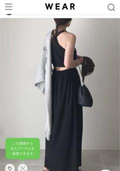 6(ROKU)＞BACK SLIT DRESS/ワンピース グリーン 背中開き - メルカリ