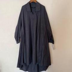 【40サイズ】センソユニコ 慈雨 アシンメトリー ブラウス ブラック ゆったり 40サイズ】センソユニコ 慈雨 アシンメトリー ブラウス ブラック