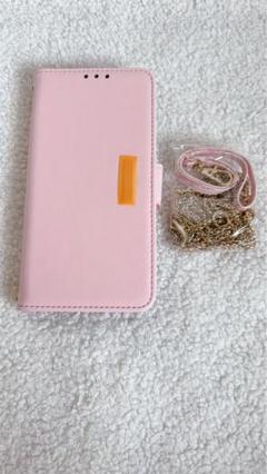 AQUOS wish /wish2 携帯ケース手帳型ストラップ付き全面保護ピンク