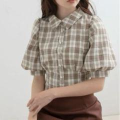 オリーブデオリーブ チェック コンパクト シャツ