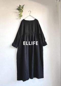 ELLIFE エリフェ　シャツワンピース　ロングブラウス ELLIFE エリフェ シャツワンピース ロングブラウス - メルカリ