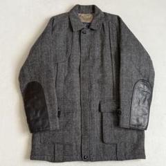 Burberrys ハンティングジャケット ウール レザー LL
