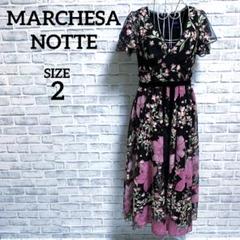 MARCHESA NOTT マルケッサ SALE 花柄 立体 フリルカクテルドレス 花柄 Marchesa Notte(マルケッサノッテ) パーティードレス