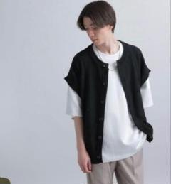 新品未使用タグ付HAREニットベスト黒S