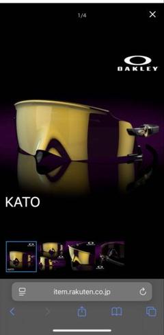 re-1111) OAKLEY Kato Polished ブラック/プリズム
