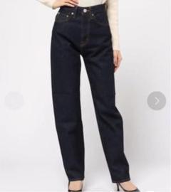 マウジー over waist OW wide Straight デニム