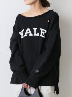 フレームワーク　Yale University ネイビー パーカー FRAMeWORK - FRAMeWORK YALEスウェットパーカーネイビーの通販