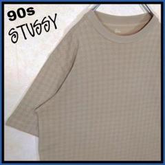 《STUSSY/ステューシー》90s ヴィンテージ　総柄　Tシャツ　半袖