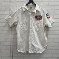 値下げ ジョー マッコイ JOE McCOY ワッペン 刺繍 ワークシャツ M