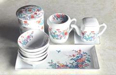 有田焼　香泉作　花鳥紋シリーズ　食器