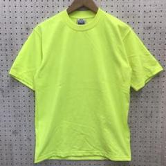 PRO CLUB レトロ古着 USA製 アメカジ ストリート 蛍光ネオンカラーT
