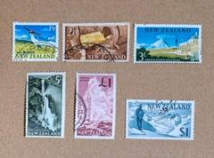 ニュージーランド及びその領土切手 外国 切手 ニュージーランド 1sh9d~1£&1$ 計6点 【使用済み