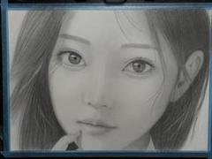 あざとかわいい。(美人画)(A4サイズ)