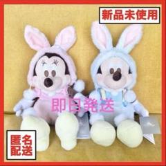 ★新品未使用タグ付き★ ミッキー&ミニー　ぬいぐるみ SPRING STYLE