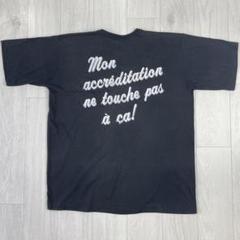 90s　カナダ製　Fabec　シングルステッチ　メッセージ　Tシャツ　XL