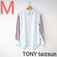 TONY taizsun　切り返しクレージーパターンシャツ　M　匿名配送