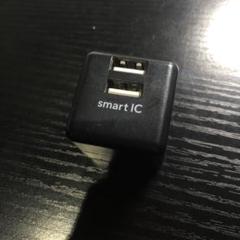 GH-ACU2F 2ポートUSB充電器 ブラック