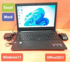 レノボ ノートPC Windows11 Office2021 エクセル ワード
