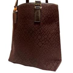 NINA RICCI ハンドバッグ トートバッグ バッグ キャンバス ブラウン