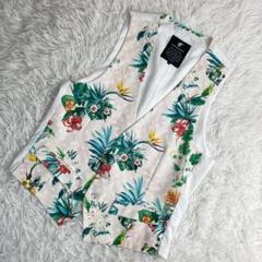超爆安 美品✨LOVELESS ベスト メルカリ - ジレ フローラル 総柄 花柄 2 トップス