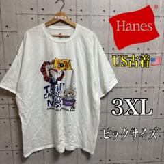 【アメリカ古着】Hanes 3XL カレッジTシャツ オーバーン大学vsLSUのサムネイル