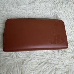 本革　リトルミイ　ニョロニョロ　ラウンドファスナー　長財布　大容量　ムーミン