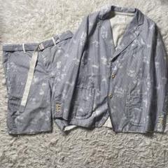 【美品】サカイ　カジュアルスーツ　18SS　セットアップ　ベルテッド　ペイント
