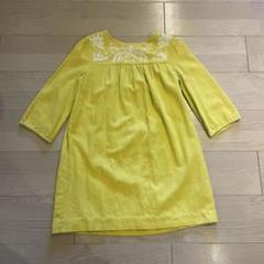 bonpoint ボンポワン⭐︎花柄ワンピース⭐︎イエロー 3A