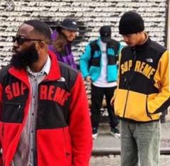 Supreme Arc Logo Denali Fleece Lサイズ