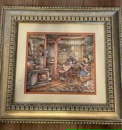 紫綬褒章受賞加納光於額装66×79cm限定版