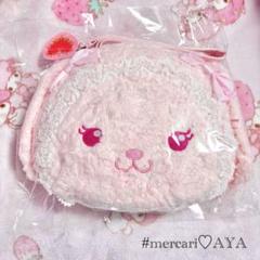 激レア 新品未使用 うさくみゃちゃん サックス ピンクまつげ うさくみゃちゃん五点セット☆値下げ（くみゃちゃんリュックミニ