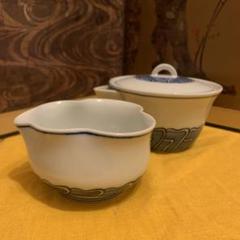Amazon.co.jp: 京焼 清水焼 橋本龍岳 青華染付 調味料入れ 陶芸