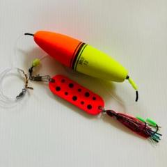 未使用 アキアジ鮭釣り ウキルアー30gフロートセット直行パック