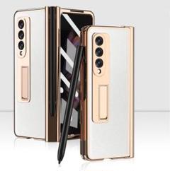 美品　Galaxy Z Fold 4　　Samsung ゴールド　スマホケース