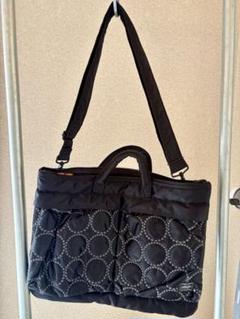 【新品未使用】ミナペルホネン✖️ポーター  タンバリン  ヘルメットバッグ　完売品 mina perhonen x PORTER(ミナ ペルホネン x ポーター