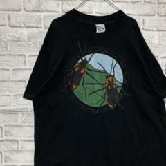 USA製90sヴィンテージTシャツ！シングルステッチ　ブラック半袖古着XL24