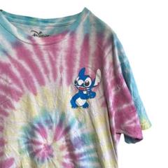 BFiN キャラ Tシャツ 古着 スティッチ ディズニー Disney タイダイ