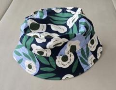 marimekko‪✕‬UNIQLO 花柄 バケットハット　帽子　マリメッコ　青