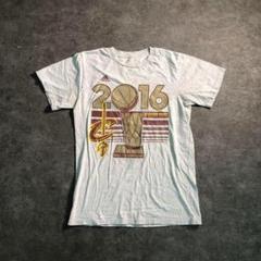 【adidas】NBA 2016 SM72 プリントTシャツ グレー古着used
