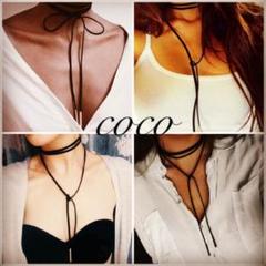 リボン チョーカー✨ロング ラリエット asos zara acne 系