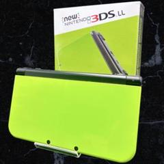 IPS液晶 newニンテンドー3DS LL ライム×ブラック 3DS 付属品