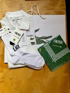 ラコステ　ワンピース　コラボ　ソックス　25〜27cm LACOSTE x ONE PIECEマンガの扉絵から始まったスペシャル