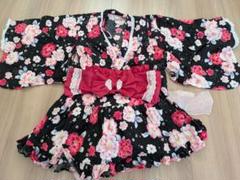セパレート浴衣　花柄　130