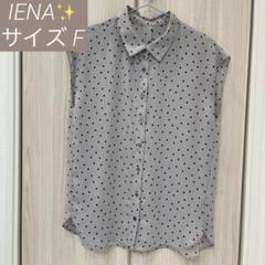 IENAドット柄長袖トップス グレー IENA ドット柄 長袖シャツ - メルカリ